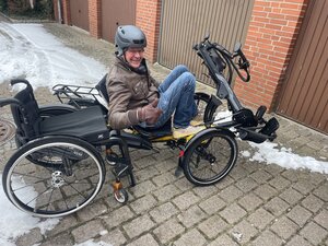 Bild vergr&ouml;&szlig;ern: Barrierefreier Einstieg auf das Dreirad